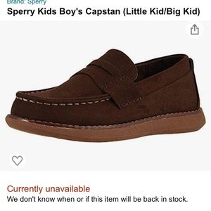 Sperry Top Slider Boys Shoe Sz 4